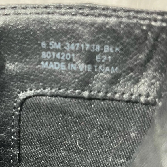 FRYE Judith Black Leather Ankle Bootie short Boots size 6.5 - Picture 9 of 10